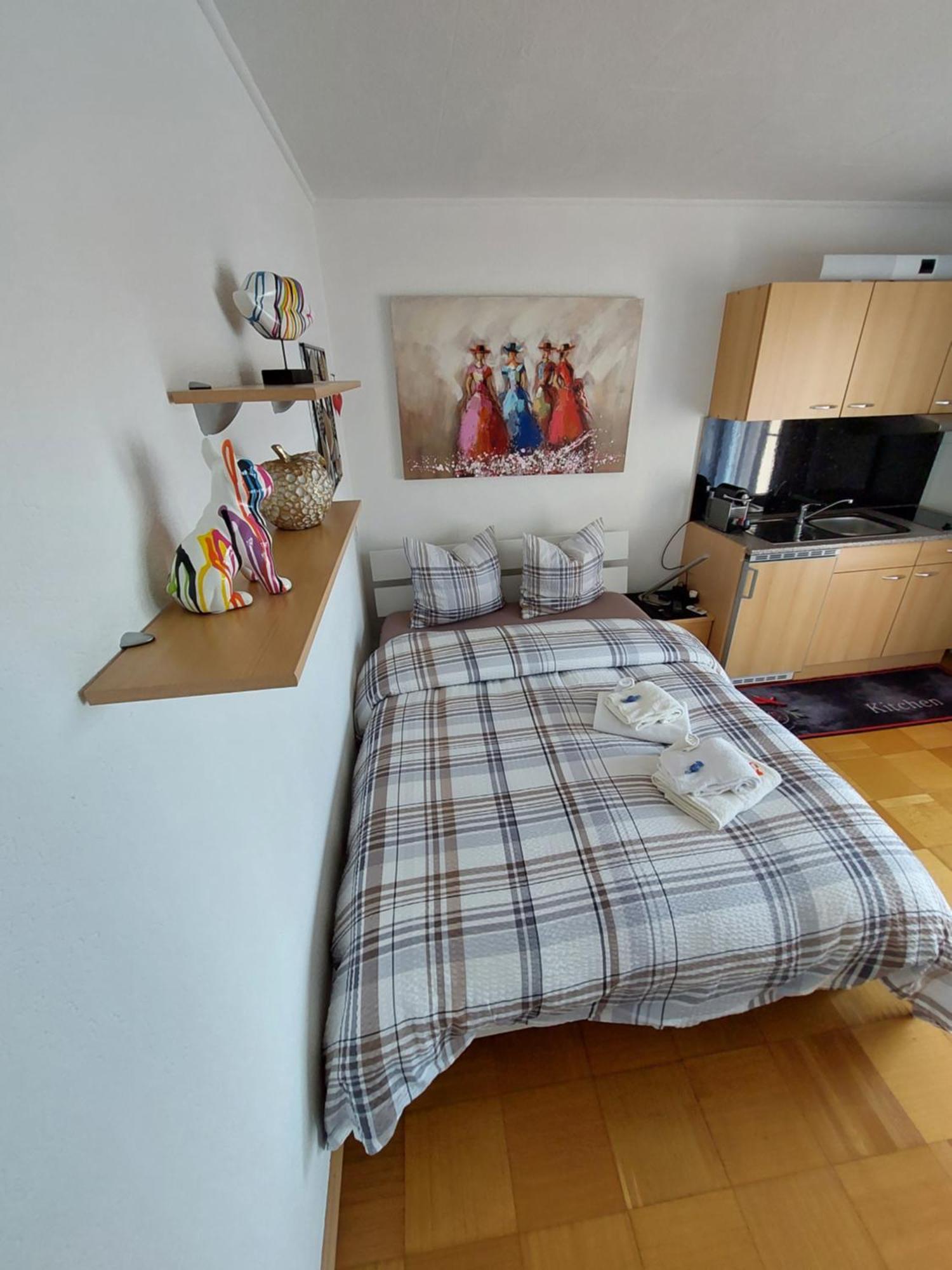 Joli Studio Avec Terrasse Et Vue Exclusivement Pour Non Fumeurs Belmont-sur-Lausanne Exterior foto
